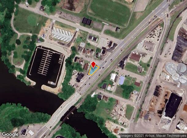  114 Green Blvd, Aurora, IN Parcel Map