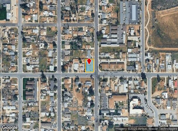 1198 E Eighth St, Beaumont, CA Parcel Map