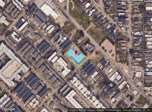 2110 Moser Ave, Dallas, TX Parcel Map