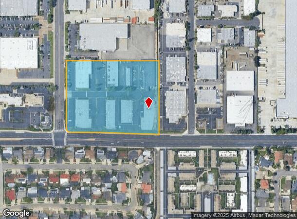 4040 N Palm St, Fullerton, CA Parcel Map