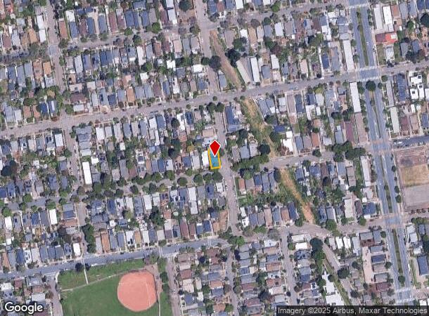 1349 Derby St, Berkeley, CA Parcel Map