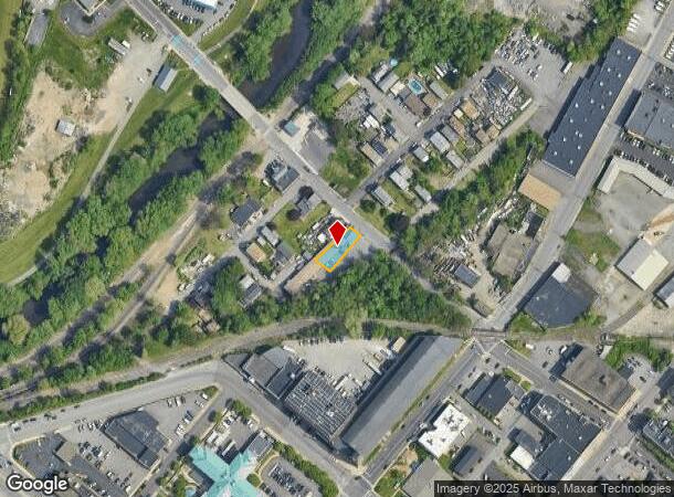  114 W Olive St, Scranton, PA Parcel Map
