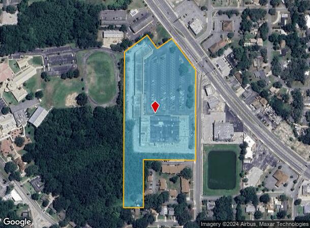  1101 W North Blvd, Leesburg, FL Parcel Map