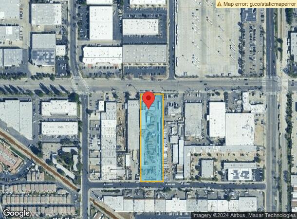  21540 Nordhoff St, Chatsworth, CA Parcel Map