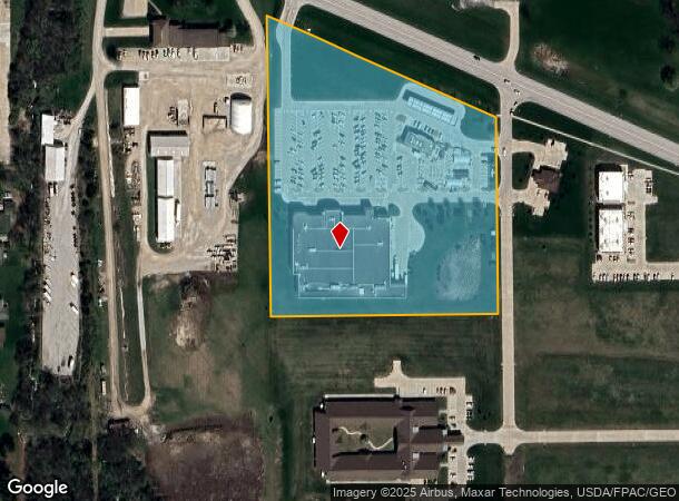 1700 E Washington St, Mount Pleasant, IA Parcel Map