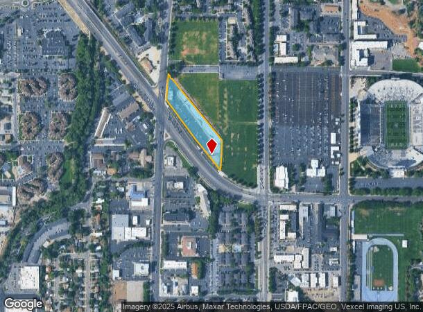  1718 N University Pky, Provo, UT Parcel Map
