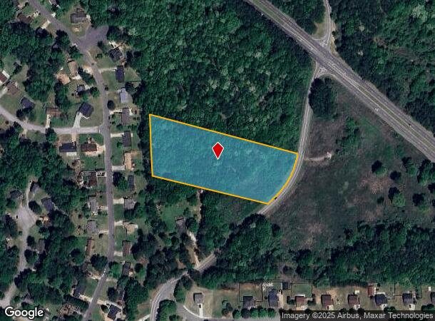 Vickers Rd, Fairburn, GA Parcel Map