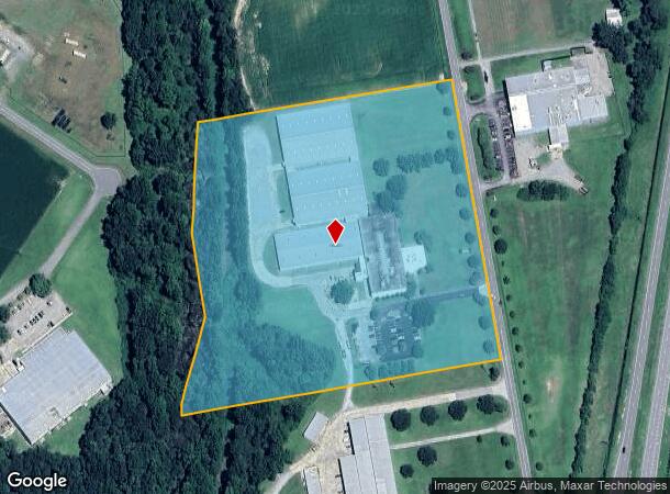  825 Industrial Dr, Clinton, NC Parcel Map