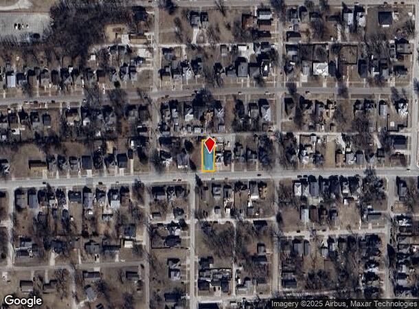 823 W Rollins St, Moberly, MO Parcel Map