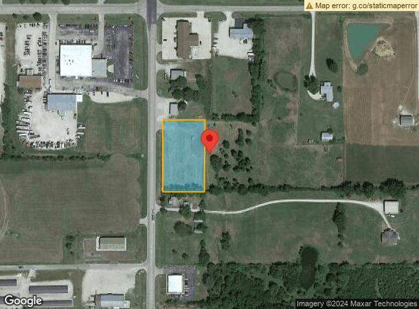  3618 S Santa Fe Ave, Chanute, KS Parcel Map