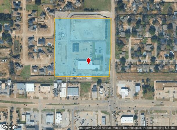  2012 S Bowen Rd, Arlington, TX Parcel Map