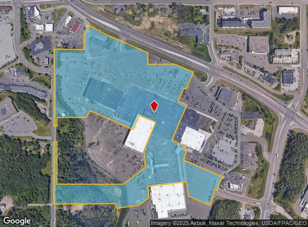  1600 Miller Trunk Hwy, Duluth, MN Parcel Map
