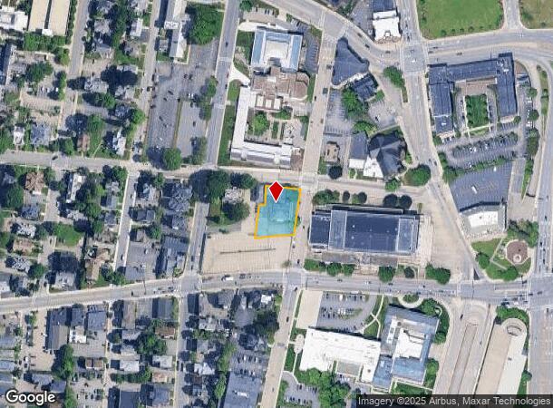  61 Harvard St, Worcester, MA Parcel Map