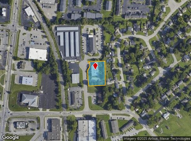  1910 Unruh Ct, New Albany, IN Parcel Map