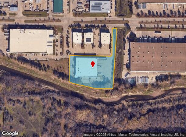 301 E Trinity Blvd, Grand Prairie, TX Parcel Map