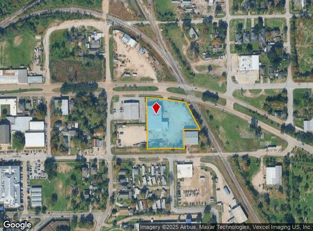  7520 Lawndale St, Houston, TX Parcel Map