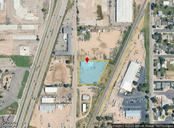  3222 State St, Evans, CO Parcel Map