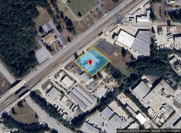 406 Se Broad St, Fairburn, GA Parcel Map