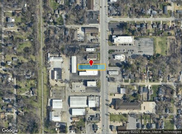  219 N Dixie Way, South Bend, IN Parcel Map
