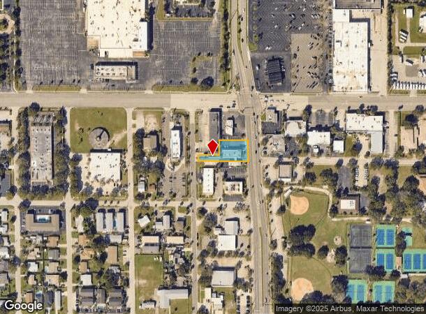  1509 Peachtree St, Melbourne, FL Parcel Map