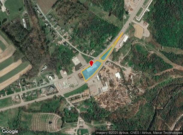  1044 University Dr, Connellsville, PA Parcel Map
