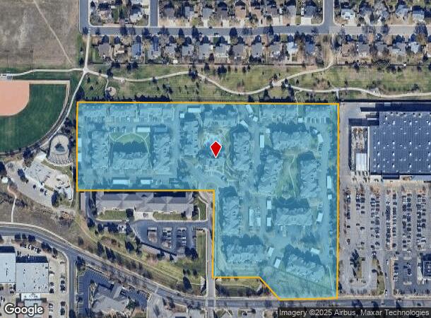 1001 E 1St Ave, Broomfield, CO Parcel Map