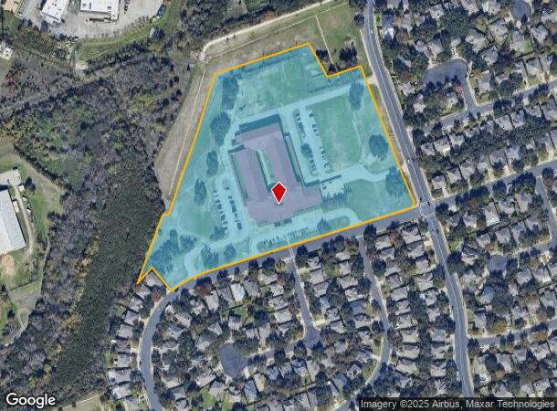 1201 Brighton Bend Ln, Cedar Park, TX Parcel Map