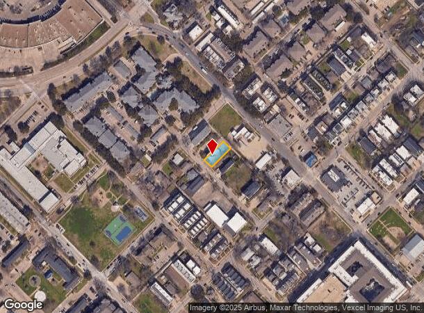  2004 Lucille St, Dallas, TX Parcel Map