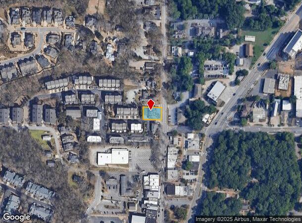  984 Canton St, Roswell, GA Parcel Map