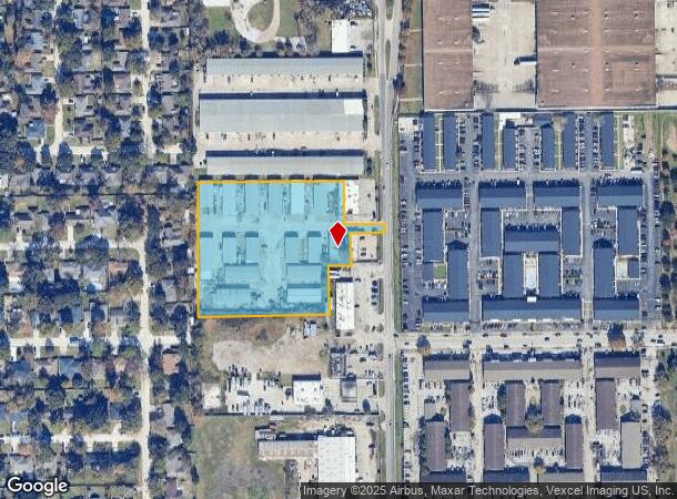 4041 Hollister St, Houston, TX Parcel Map
