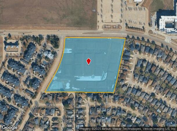 2901 W Bardin Rd, Arlington, TX Parcel Map