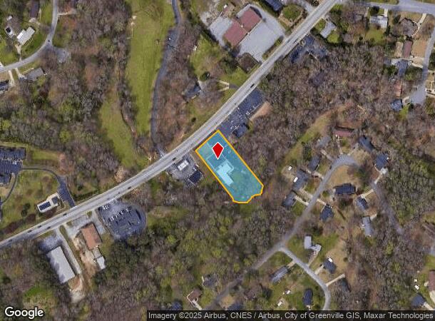  406 E Butler Rd, Mauldin, SC Parcel Map