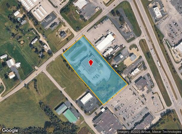 1269 Fox Creek Rd, Lawrenceburg, KY Parcel Map