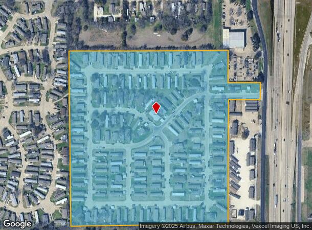  1335 Dynamic Dr, Desoto, TX Parcel Map