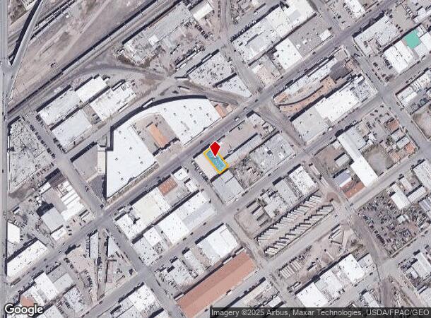  1804 Texas Ave, El Paso, TX Parcel Map