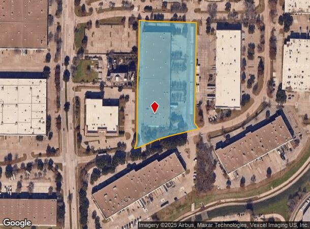 1640 Wallace Dr, Carrollton, TX Parcel Map