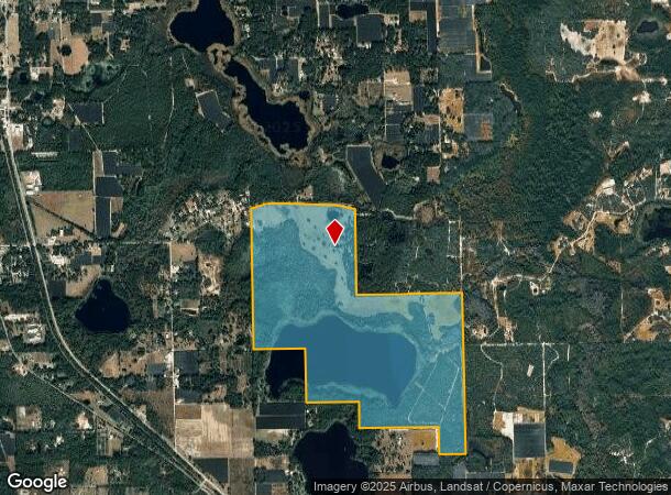  525 Shaw Lake Rd, Pierson, FL Parcel Map