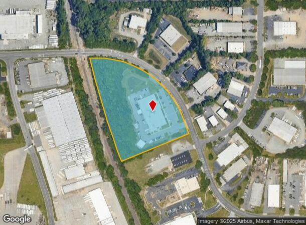 508 Industrial Ave, Greensboro, NC Parcel Map