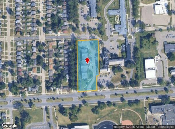 6720 W Outer Dr, Detroit, MI Parcel Map