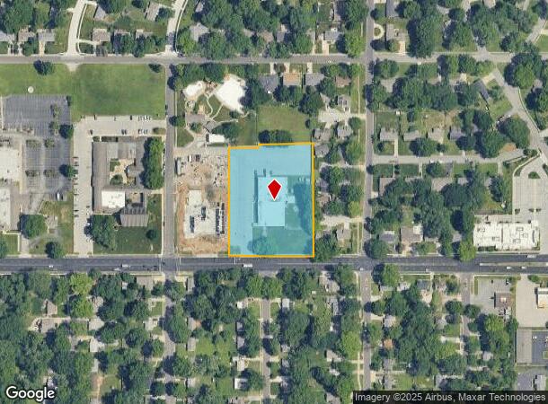  7500 W 75Th St, Overland Park, KS Parcel Map