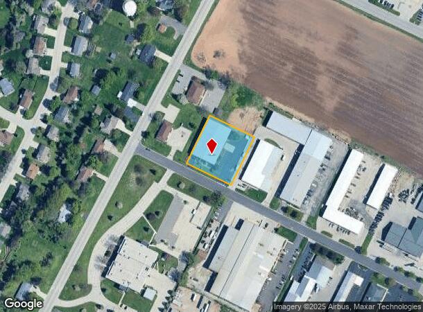 1040 Centennial St, Green Bay, WI Parcel Map