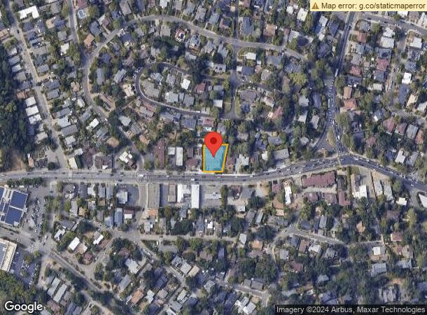  1586 Sir Francis Drake Blvd, San Anselmo, CA Parcel Map