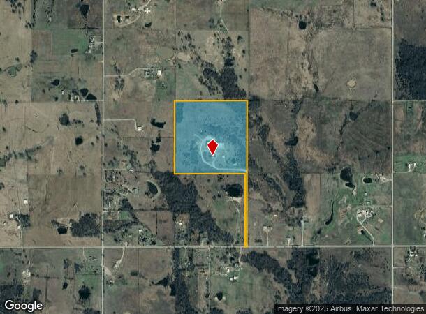  22900 W Skelly Rd, Haskell, OK Parcel Map