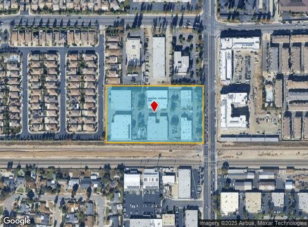 2717 N Towne Ave, Pomona, CA Parcel Map
