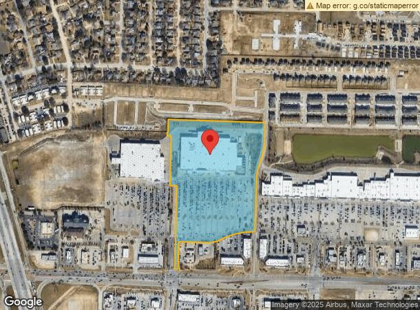  2750 W University Dr, Denton, TX Parcel Map