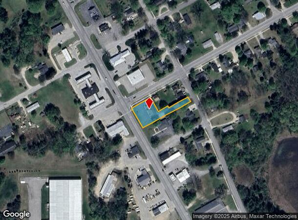 340 Adams St, Newaygo, MI Parcel Map