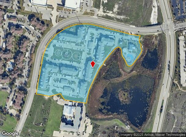 13301 Center Lake Dr, Austin, TX Parcel Map