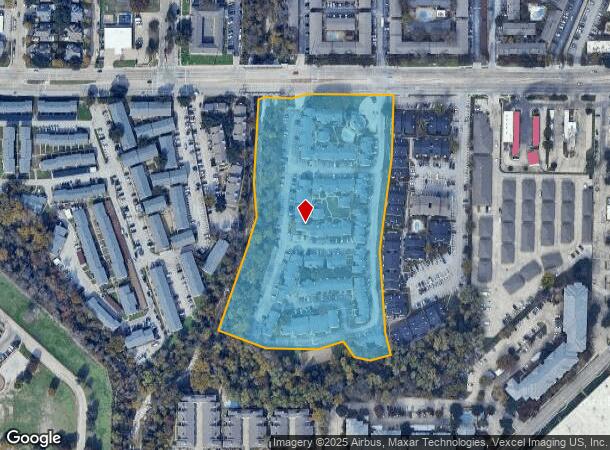 8542 Spring Valley Rd, Dallas, TX Parcel Map