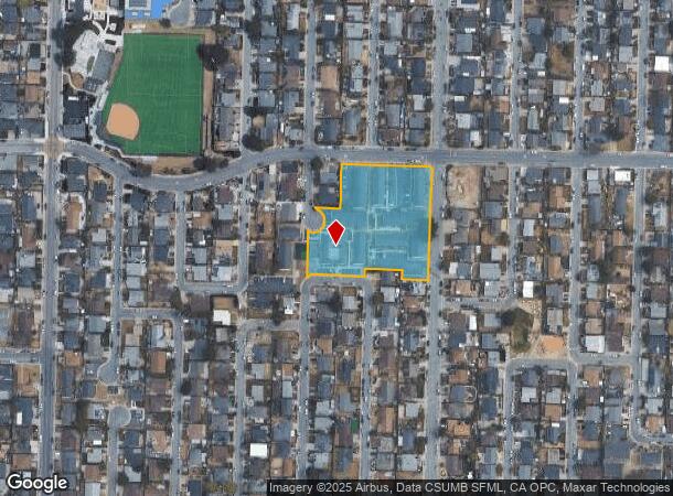 1773 Waring St, Seaside, CA Parcel Map