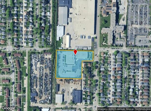 3305 S 20Th St, Milwaukee, WI Parcel Map